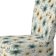 thumbnail image 4 of Designart "Teal Infusion In Beige Elegance" Teal Floral Upholstered Accent Chair - Cottage Arm Chair For Bedroom, 4 of 5
