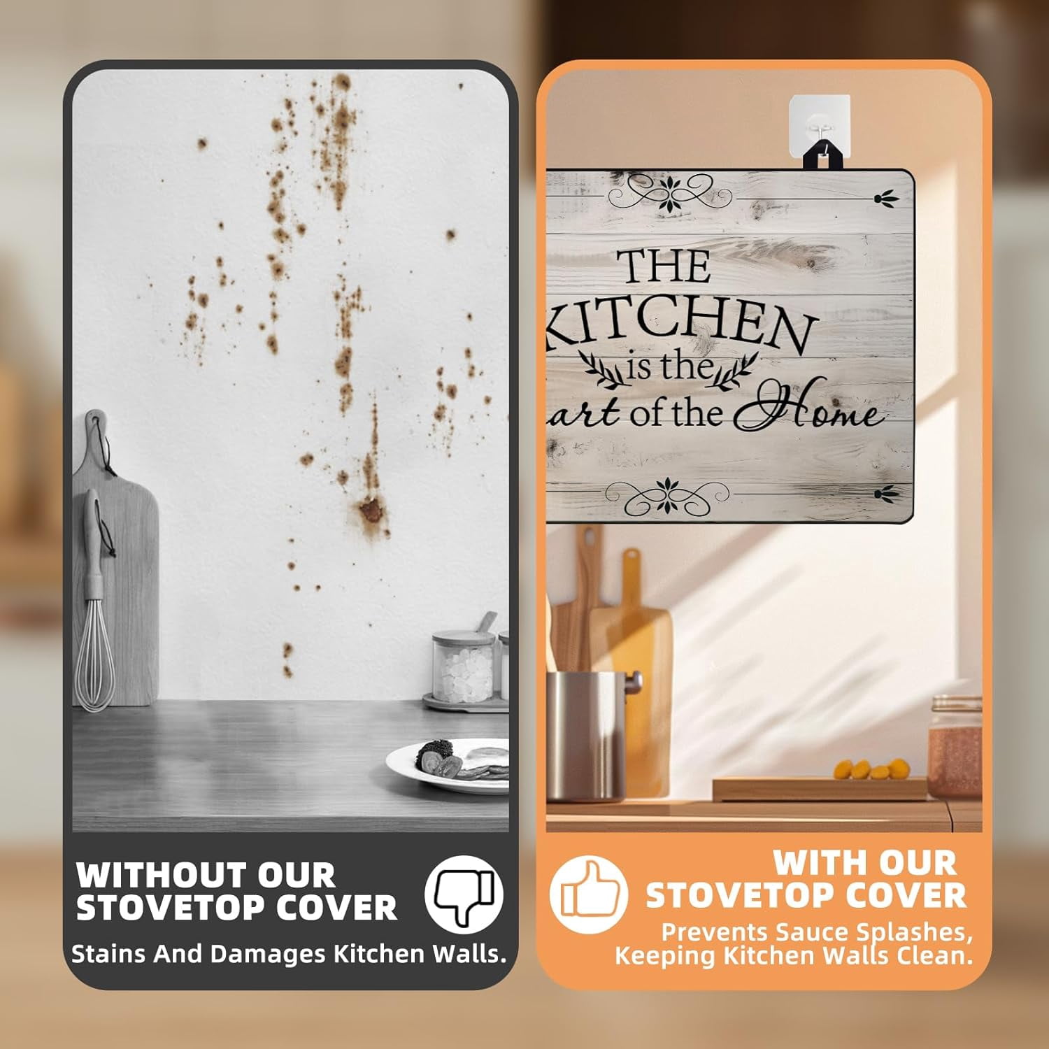 Stove Top Covers for Electric Stove, Extra Thick Rubber Heat Resistant Anti-scratch Glass Induction Cooktop Protector, Oven Cover, Dish Drying Mat, Range Cover for Kitchen, 28.5x20.5 inch