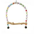 thumbnail image 3 of Bird Stand Perch Wooden Decorative Parrot Swing Toy Bird Bite Toy for Parrot, 3 of 6