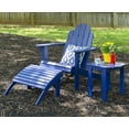 thumbnail image 2 of Linon Adirondack Acacia Wood Ottoman, Blue, 2 of 10