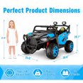 thumbnail image 3 of VIBESPARK 24V 2 Seater Ride On Car with Remote Control, Electric UTV Car for Kids Ages 3-8, Powered Ride On Toys with Dual 200W Motors, Bluetooth, LED Lights & Music,Gift for Kids, 3 of 9