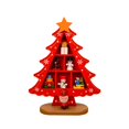 thumbnail image 1 of Christmas Decorations Wooden Christmas Tree Creative Scene Layout Ornaments Three-dimensional Red  Table Desktop Decoration, 1 of 8