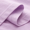 thumbnail image 4 of Babcutegg Purple Strawberry Cake Print Short Sleeve Cotton T-Shirt For Girls – Lightweight Casual Crew Neck Top Purple Size 3, 4 of 6