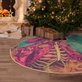 thumbnail image 6 of Daiia Western Desert Skull Cowboy (2) Drawing Merry Christmas Tree Skirt , Xmas Large Lace-up Tree Skirt, Santa Snowflakes Rustic Home Decorations New Year Party Farmhouse Decor-36", 6 of 7