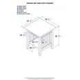 thumbnail image 5 of AFI Mission End Table with Charging Station, White, 5 of 8