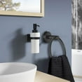 thumbnail image 2 of Suction Cup Towel Ring Matte Black Hand Towel Holder for Bathroom Wall SUS 304 Stainless Steel Kitchen Towel Hanger, 2 of 5