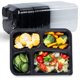 thumbnail image 1 of Recipientes para comida YANGRUI To Go, 34 oz, sin BPA, paquete de 40 con tapas, 1 of 7