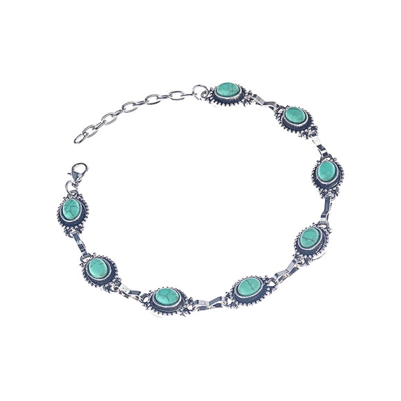 Hearth & Gear Turquoise Anklet For Girls Style Beach Anklet Bracelet Jewelry Anklet Adjustable Size Pearl Bracelet Men Turtle Bracelet Elephant Bracelet Wristwatches for Women Father Bracelet Rose