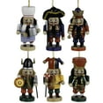 thumbnail image 2 of Northlight Professional Nutcracker Christmas Ornaments - 4" - Set of 6 - Multicolor, 2 of 9