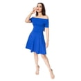 thumbnail image 1 of Vestido corte A con hombros descubiertos BOCAROSA 175LO/Vestido/ hombros descubiertos, 1 of 3