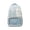 Light blue, variant on Star Accent Ita Backpack with Pin Display Mesh, Ita Bag for Women, Large Capacity Cotton-Polyester Pin Trading Backpack, Matte Texture Display Bag for Modern Hobbyists