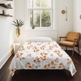 thumbnail image 4 of Fall Leaf Tapestry for Bedroom Wall Hanging Tapestry, Retro Autumn Tree Branch Ombre Orange Ceiling Backdrop Tapestries Poster Blanket Wall Decor for Teens Room Living Room Dorm 51" x 59", 4 of 8