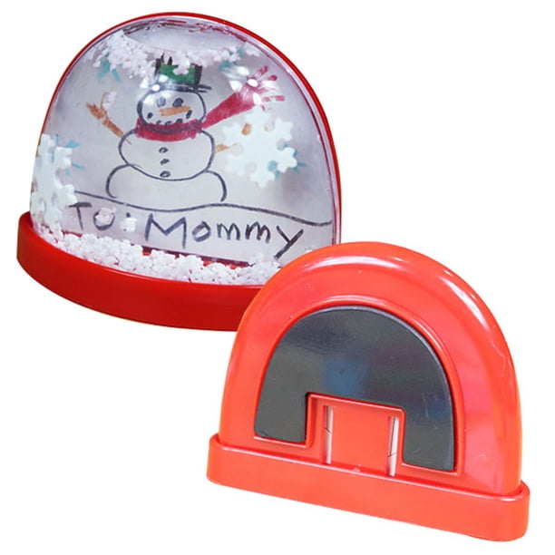 Make Your Own Snow Globe Magnet Craft Kits Pack Of 8 Walmart 