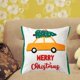 thumbnail image 3 of Cubiertas de almohada de Navidad 18x18 pulgadas-Funda de ín de Navidad, funda de decoración para fiestas de invierno, almohada con cremallera Coche Soledad Fundas de almohada, 3 of 10