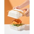 thumbnail image 3 of Conteneur Alimentaire Jetable pour Emporter Boîte de Rangement Réutilisable pour Burger Pique-Nique avec Couvercles, 3 of 5