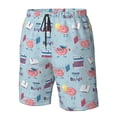 thumbnail image 4 of Fuzoiu Brain Training Print Men's Beach Shorts,Men's Swim Trunks,Quick Dry Board Shorts with Pockets,Men's Bathing Suits for Surfing, Running, and Casual Wear-3X-Large, 4 of 6