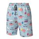 thumbnail image 4 of Balery Brain Training Traje de Baño Estilo Hawaiano para Hombre, Shorts de Secado Rápido con Bolsillos-X-Large, 4 of 6