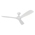 thumbnail image 5 of 52" Modern White DC Motor Ceiling Fan with Remote for Dining Room and Master Bedroom, 5 of 13