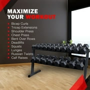 Body-Solid GDR60 2 Tier Horizontal Dumbbell Weight Rack
