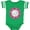 Football Green and White, variant on Inktastic Volleyball Girl Girls Baby Bodysuit
