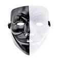 thumbnail image 1 of Disfraz de Halloween de PVC blanco y negro de Mask V for Vendetta, 1 of 1