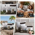 thumbnail image 5 of Texas Stars Vintage Outdoor Waterproof Pillow Covers, Bless OurHome Pots Country Wooden Plank Decorative Square Throw Pillowcase Sofa Cushion Sham for Patio/Couch/Chair, 24"x24" 2 Pack, 5 of 8