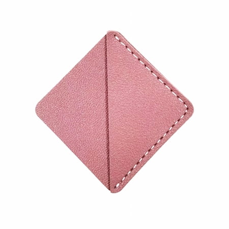 BAOQIN 7 Pcs Leather Corner Bookmark  Square Page Book Marks Cute Corner Page Bookmarks Accessories For Book Lovers F