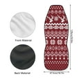 thumbnail image 6 of Jeiento Christmas Car Seat Cover Front Seats Only High Back Driver Seat Cover Protector 1 Piece Washable Car Front Seat Cushion Covers Auto Accessory Fit for SUV Van Sedan RV Interior Xmas Decor, 6 of 6