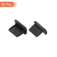 thumbnail image 3 of 35pcs Phone Mini USB Port Plugs Covers Caps Silicone Anti Dust Protectors for Laptop MP3 Mini USB Female End, Black, 3 of 4