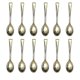 thumbnail image 1 of 72pcs Plastic Disposable Golden Mini Spoon Set Plastic Imitate Metal Flatware For Barbecue Party Picnic, 1 of 4