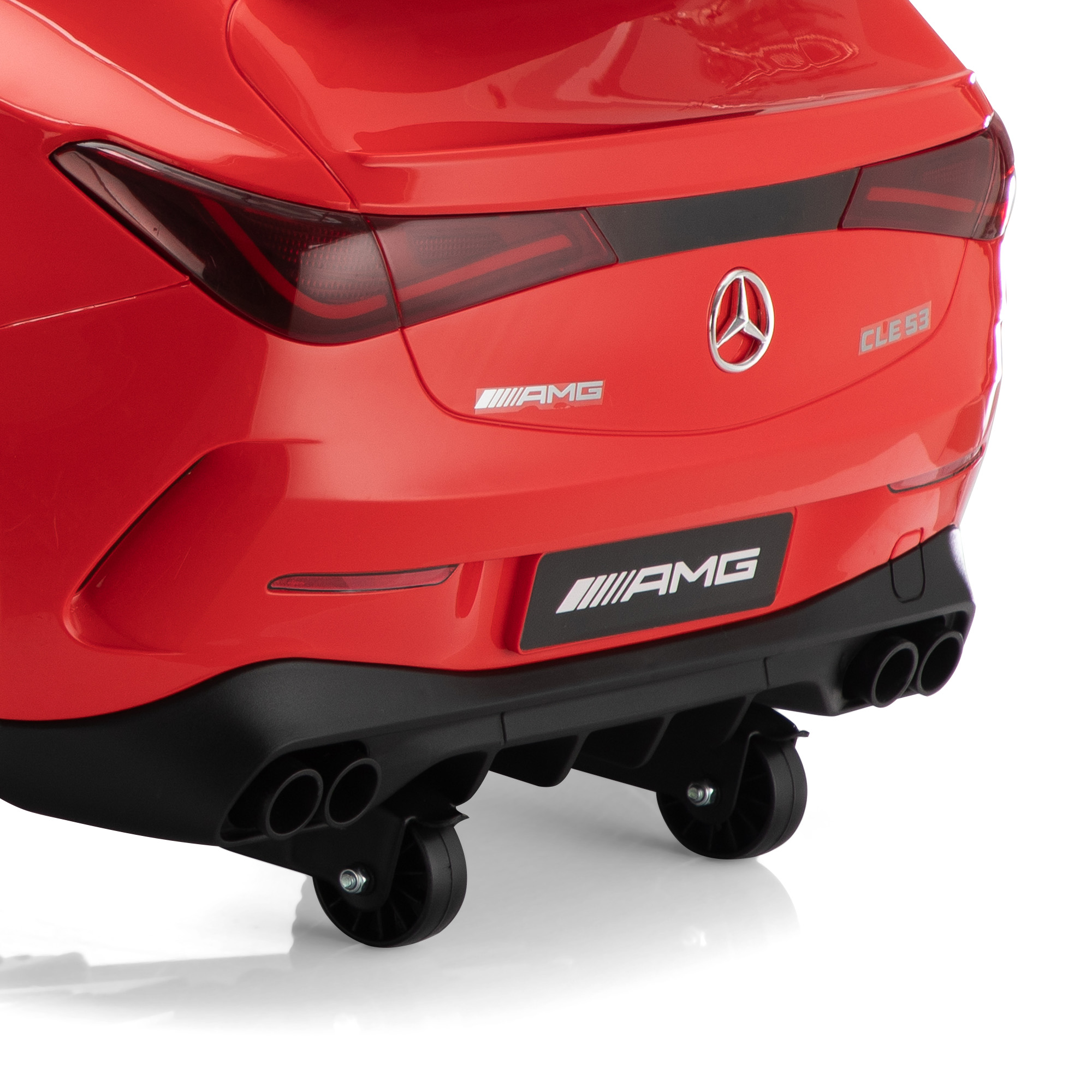 Jaxpety Licensed Mercedes-Benz AMG CLE53 Electric Ride on Toys with Parent Remote Control,Music and Lights,Electric Car for Kids,Red