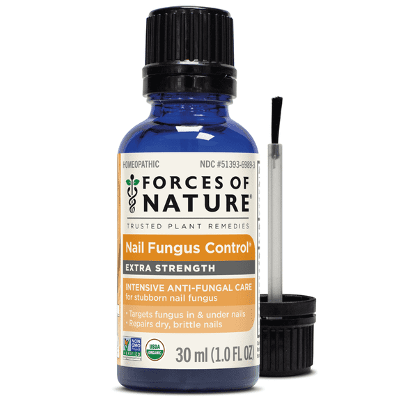 Nail Fungus Control Extra Strength 30ml, Organic Antifungal Restores Cracked, Dry, Damaged Nails, Value Size