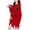 Red, variant on BangWanChi Christmas Sweater for Women 2024 Women Casual Fashion Pullover Long Sleeve Round Neck Knitted Sweater Tops