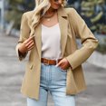 thumbnail image 2 of Chaqueta de negocios, chaqueta de traje de manga larga con cuello vuelto para mujer, chaqueta de traje con cuello vuelto, máxima confiabilidad, 2 of 5