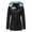 Black, variant on Virmaxy Women's Rain Coat Solid Colour Detachable Full Zip Hoodie Lapel Loose Fit Winter Coat Outdoor Walking Windproof Waterproof Casual Jacket Olive green M