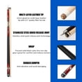 thumbnail image 3 of GSE Games & Sports Expert Set of 4 58" 2-Piece Canadian Maple Hardwood Billiard Pool Cue Sticks for Commercial, Bar and House Use (6 Colors,18-21oz Available), 3 of 9