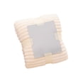 thumbnail image 2 of Manta de Vellón - Cubrecama de Felpa Suave y Gruesa a Rayas para Cama y Sofá, Manta Acogedora para Siestas de Invierno, Edredón de Toalla Cálida, 47x79 pulgadas, Color Beige, 2 of 6