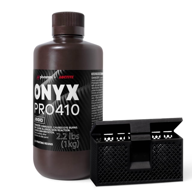 phrozen Onyx Rigide Pro410 Résine Impression 3D, Solide et Résistante, Idéal pour Jeux de Table et Fabricants de Prosommer DIY, Fabriqué aux États-Unis (1KG)