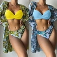 thumbnail image 5 of ZPAQI Women Swimsuit Sunscreen Cover Up Tassel Sleeveless Beachwear Dress Hollow Out, 5 of 19
