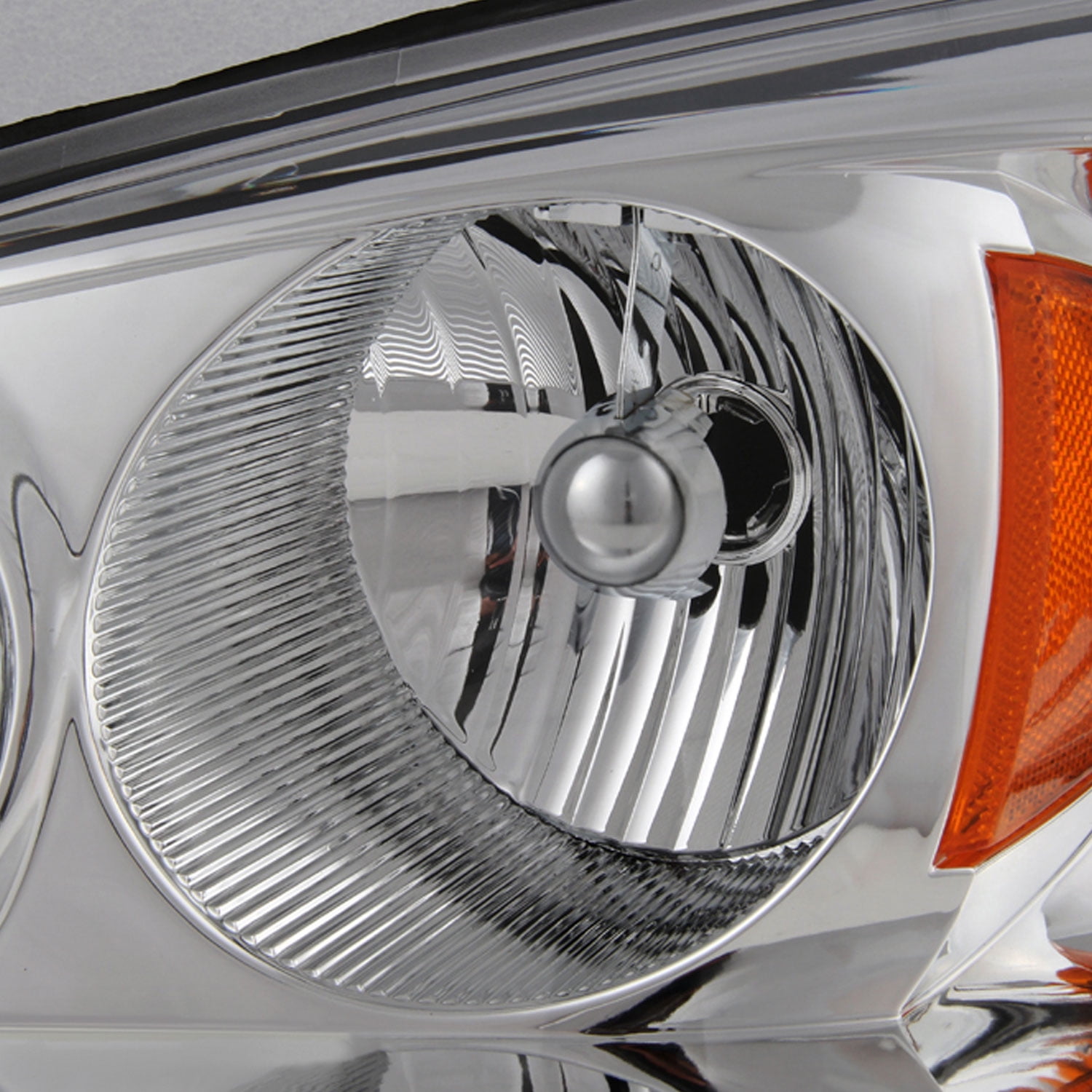 AKKON - For Chevy Malibu OE Replacement Chrome Bezel Headlights Driver/Passenger Head Lamps Pair New