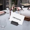 thumbnail image 6 of koolsoo Place Card Holder Picture Holder Name Tag Photo Card Display Stand for Banquet Wedding Reception Birthday Cafe Meeting Small Semicircle, 6 of 8