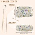 thumbnail image 4 of FORMRS Women Crossbody Purse with Chain Strap Vegan Leather Shoulder Handbag, Blue Floral Rabbit, 4 of 7