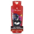 thumbnail image 1 of Old Spice Cleansing Body Wash for Men, 24/7 Shower Fresh with Lasting Scent, 2 in 1 Body and Face Wash, Rich Lather, Batman, Black Cherry and Nightfall Scent, 1 of 16