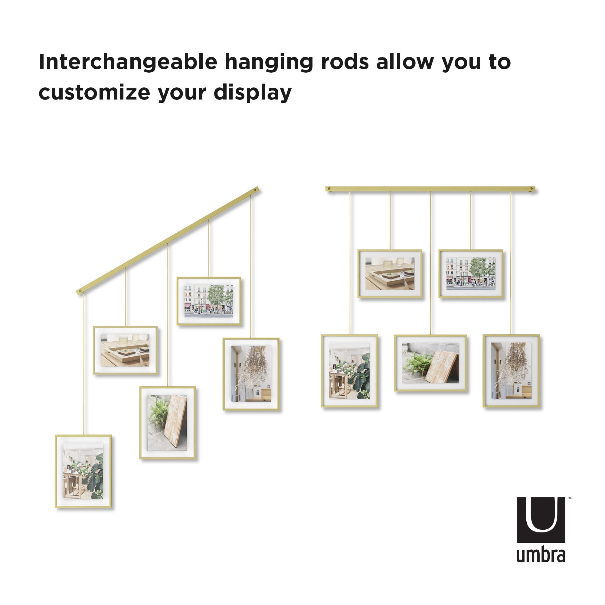 Umbra Exhibit Gallery Wall Picture Frame, Set of 5