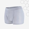 thumbnail image 6 of Joernso Men Butt Lift Boxer Briefs Solid Color Fake Butt Shorts Padded Hip Buttock Enhancer Breathable Mesh Underwear, 6 of 8