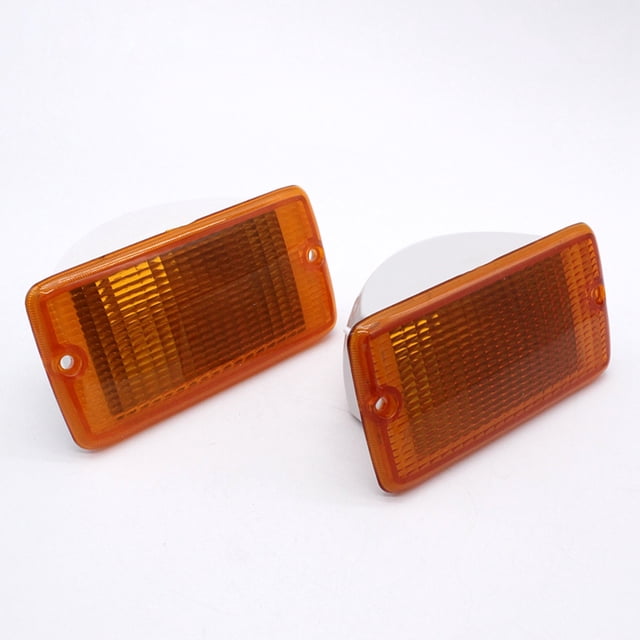 Scienceny 1 par de luces de giro delanteras izquierdas y derechas para coche, conjunto de luces intermitentes para vehículos, sin bombilla, accesorios Bombillas para automóviles Scienceny VI015377-00B