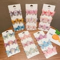 thumbnail image 4 of 6Pcs Butterfly Clips Small Hair Clips for Glitter Hold Hair Jaw Clips Butterfly Clips Cute Hair Clips Headwear Gifts, 4 of 7