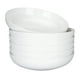 thumbnail image 4 of Platos para pasta, platos hondos de 8 pulgadas, platos hondos de pasta, platos para ensalada de porcelana blanca crema, platos para servir, ideales para pasta, sopas y ensaladas, tazones para pasta, t, 4 of 9