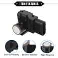 thumbnail image 4 of Sensor de Asistencia de Estacionamiento Inversa Único Compatible para Toyota de Plástico ABS Duradero Negro Trasero, 4 of 7