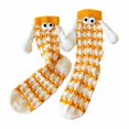 thumbnail image 1 of Couple Dopamine Holding Hands Socks Magnetic Socks MiddleTube Personalized Sock/, 1 of 8